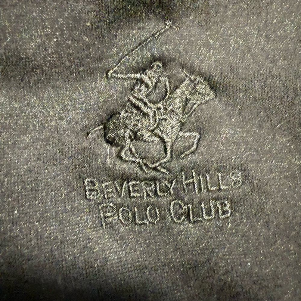 Beverly Hills Polo Club Black Embroidered Hoodie and Eddie Bauer Orange Crewneck - Picture 2 of 4